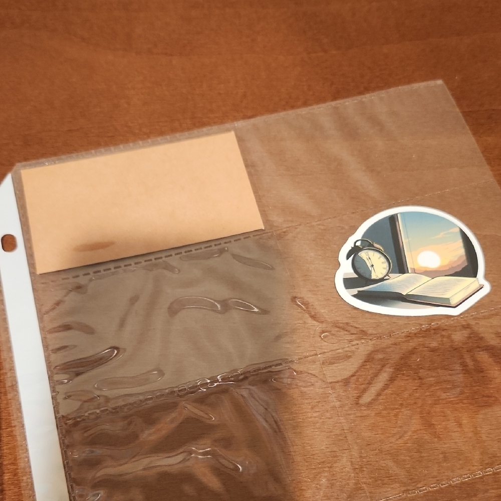 25 Clear Plastic Card Sleeves